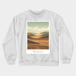 Mongolian Steppe Serenity Crewneck Sweatshirt